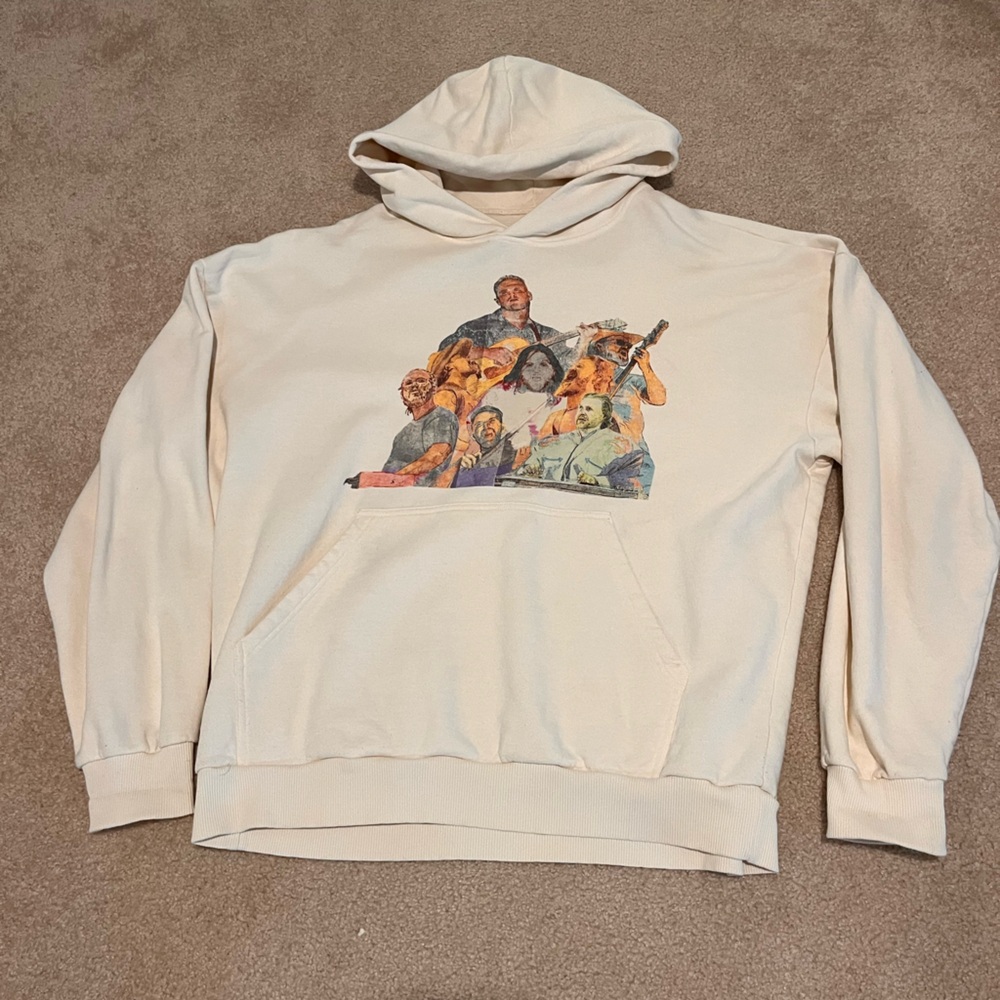 Zach Bryan Cream Hoodie